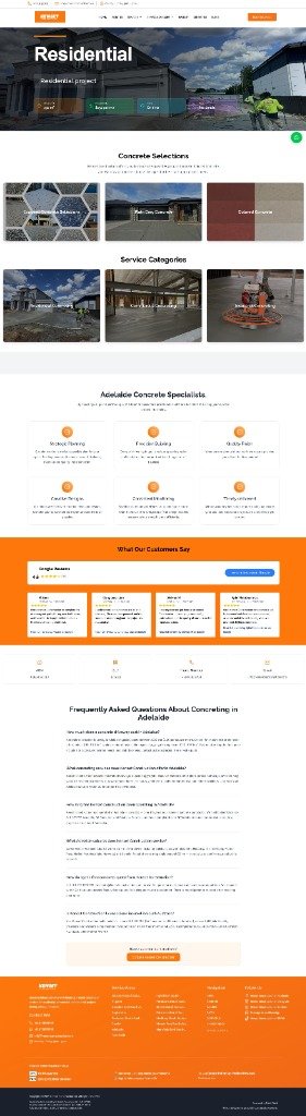 Construction Website, Internal System & Local SEO — Kenset Construction Adelaide