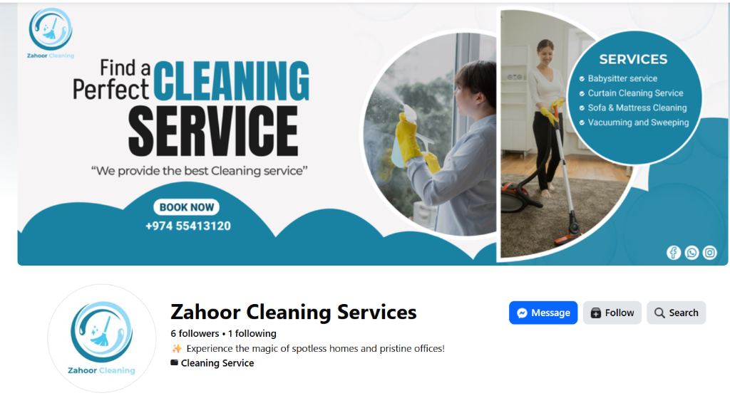 Zahoor Cleaning Post Designs